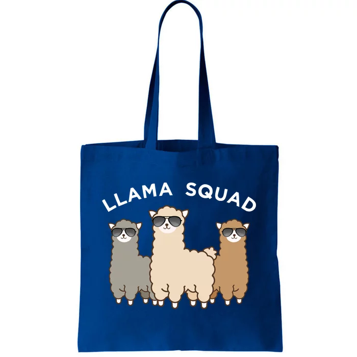 Cool Llama Squad Funny Gift Cria Herd Of Llamas Apparel Tote Bag