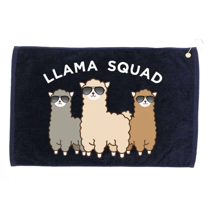 Cool Llama Squad Funny Gift Cria Herd Of Llamas Apparel Grommeted Golf Towel