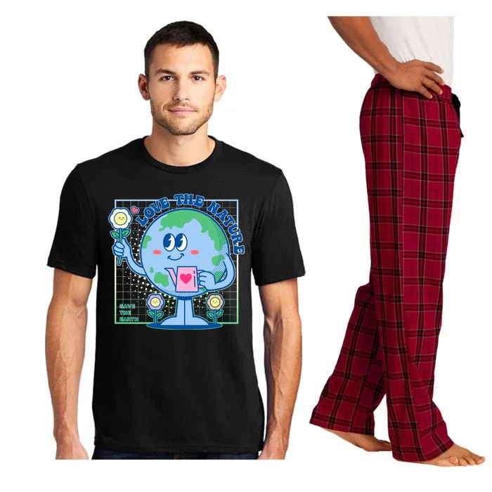 Cute Love The Nature Save The Earth Celebrate Earth Day Pajama Set