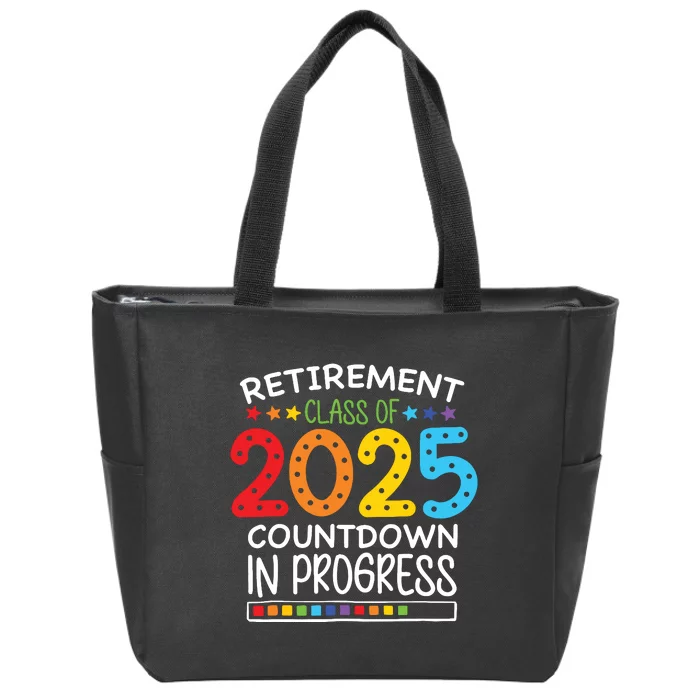 Countdown Loading Teacher Zip Tote Bag