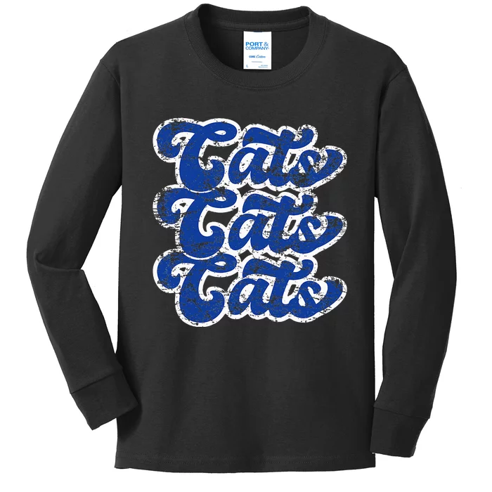 Cat Lover Trendy Cats Cats Kids Long Sleeve Shirt