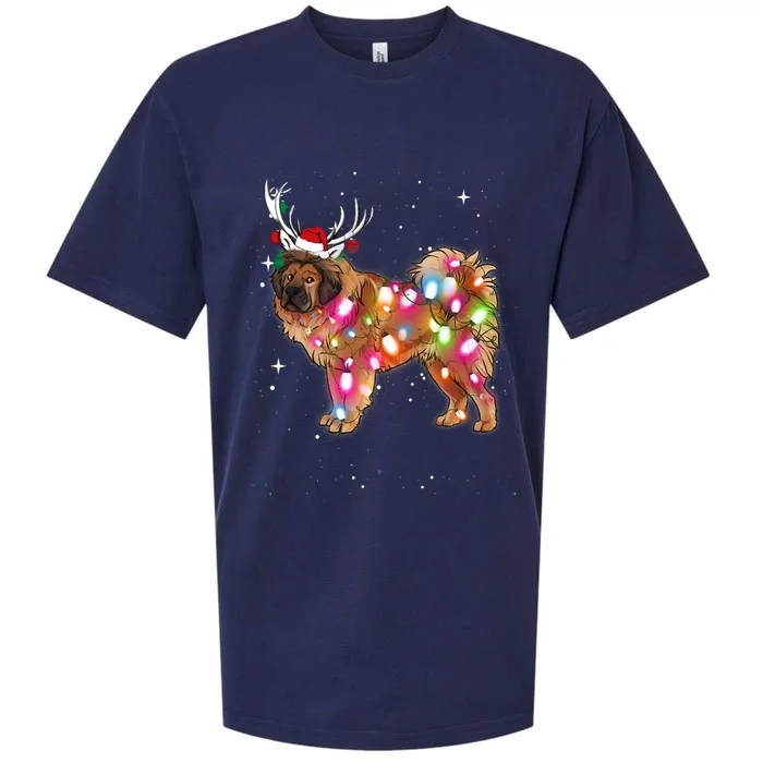 Christmas Lights Tibetan Mastiff Dog Sueded Cloud Jersey T-Shirt