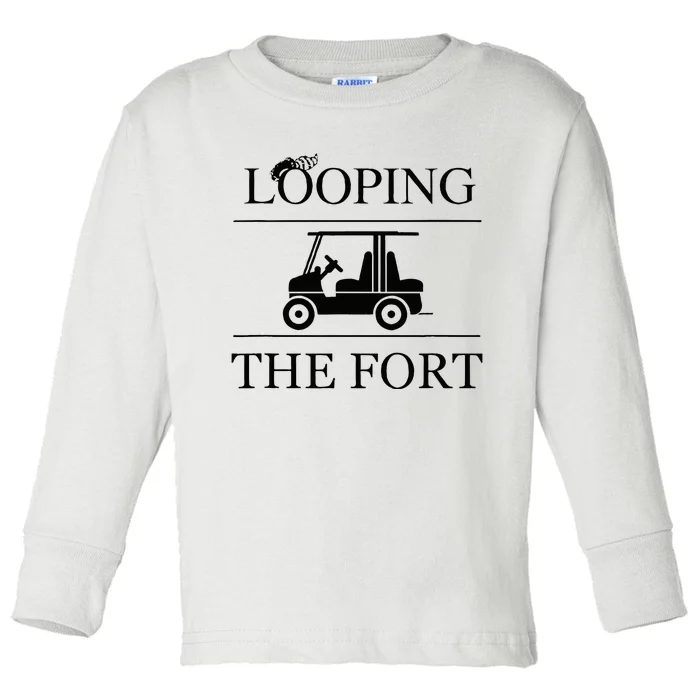 Camping Looping The Fort Toddler Long Sleeve Shirt