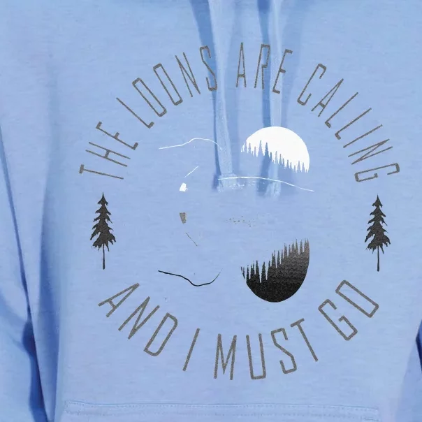 Common Loon The Loons Are Calling And I Must Go Unisex Surf Hoodie