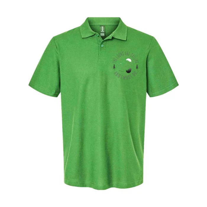 Common Loon The Loons Are Calling And I Must Go Softstyle Adult Sport Polo