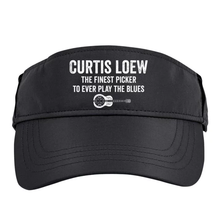 Curtis Loew The Finest Picker To Ever Play The Blues Adult Drive Performance Visor