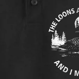 Common Loon The Loons Are Calling And I Must Go Animal Lover Dry Zone Grid Performance Polo