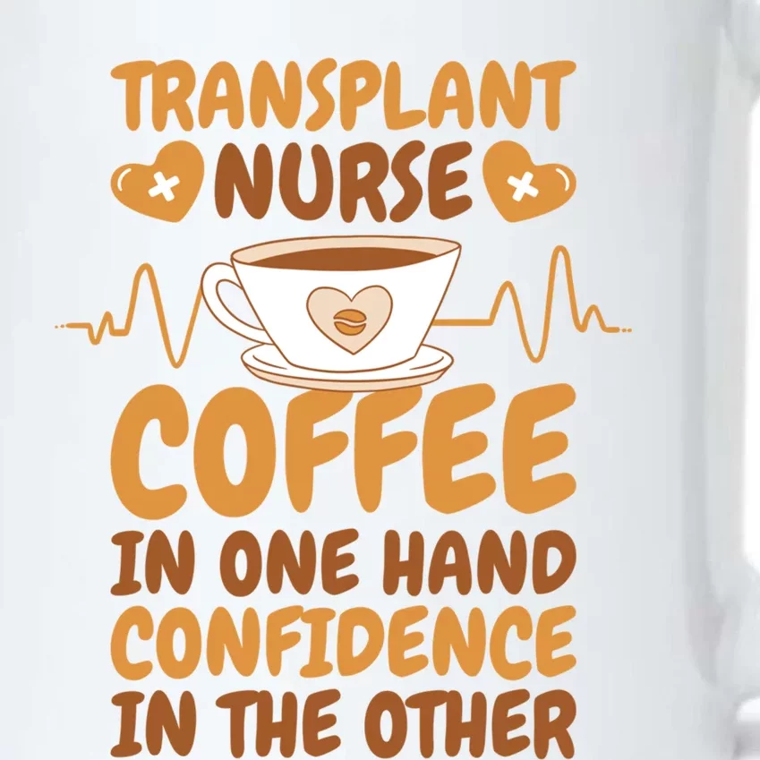 Coffee Lover Transplant Nurse For Organ Transplant Gift Black Color Changing Mug