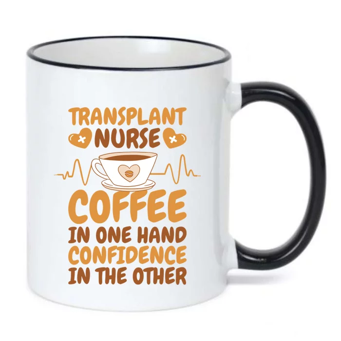 Coffee Lover Transplant Nurse For Organ Transplant Gift Black Color Changing Mug