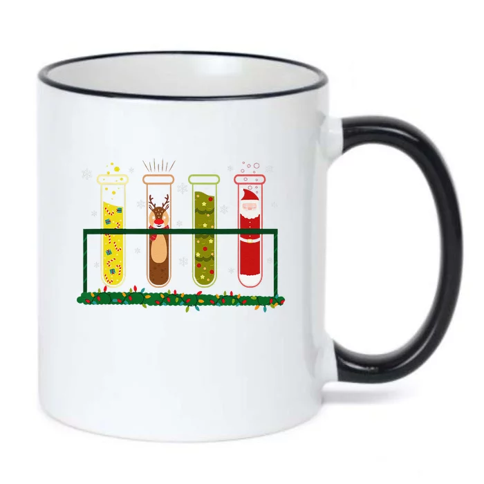 Christmas Lab Technician Laboratory Tech Holiday Party Black Color Changing Mug