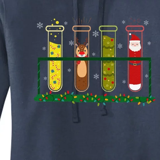 Christmas Lab Technician Laboratory Tech Holiday Party Women's Pullover Hoodie