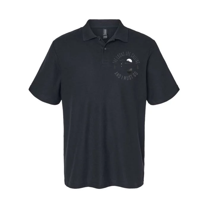 Common Loon The Loons Are Calling And I Must Go Softstyle Adult Sport Polo