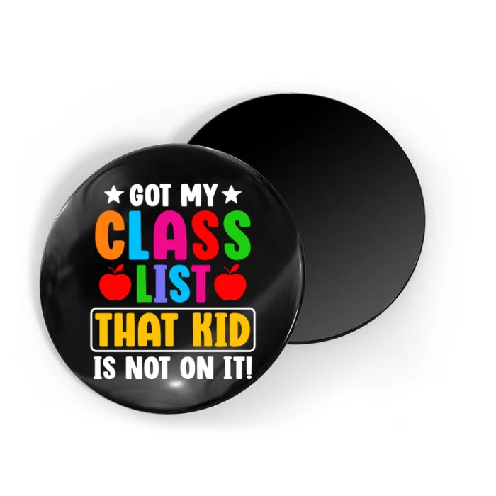 Class List That Kids Back To School Magnet