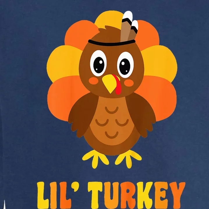 Cute Lil Turkey  Thanksgiving Garment-Dyed Sweatshirt