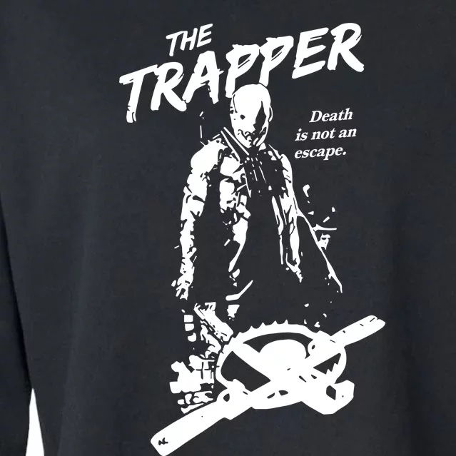 Cam Loso The Trapper Death Is Not An Escape Cropped Pullover Crew