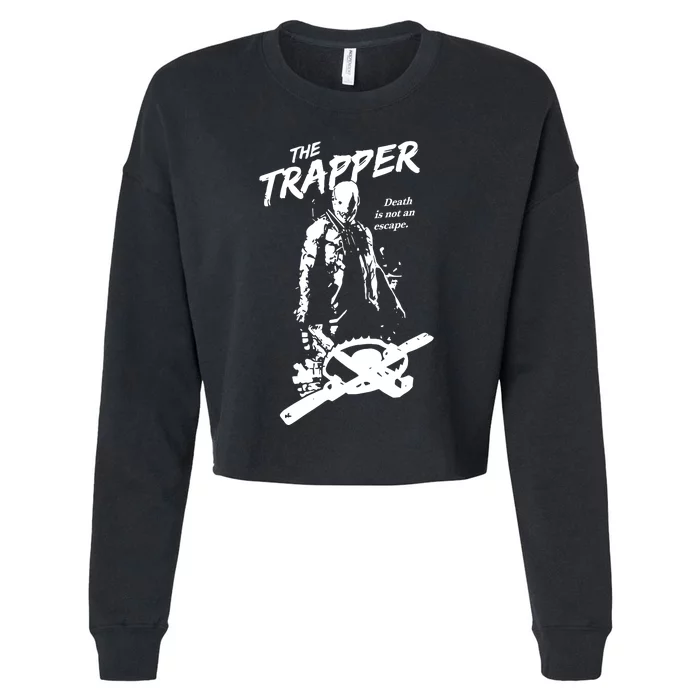 Cam Loso The Trapper Death Is Not An Escape Cropped Pullover Crew