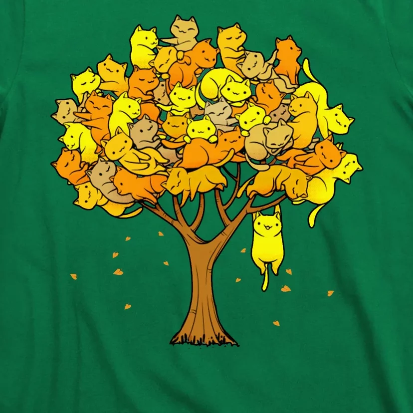 Cat Lover Tree Cute T-Shirt