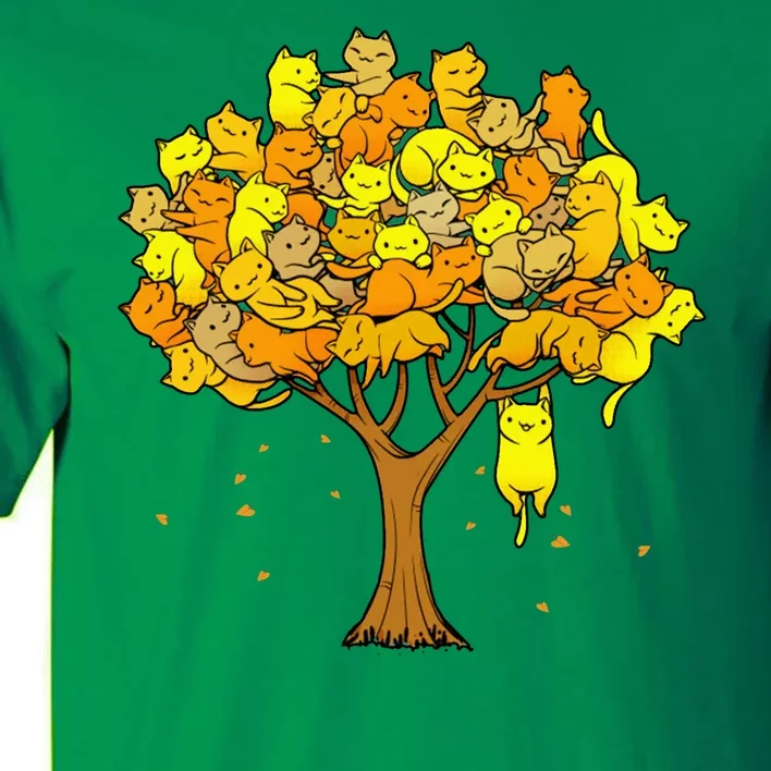 Cat Lover Tree Cute Tall T-Shirt