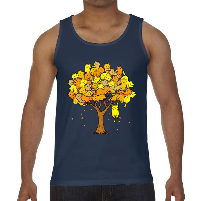 Cat Lover Tree Cute Comfort Colors® Tank Top