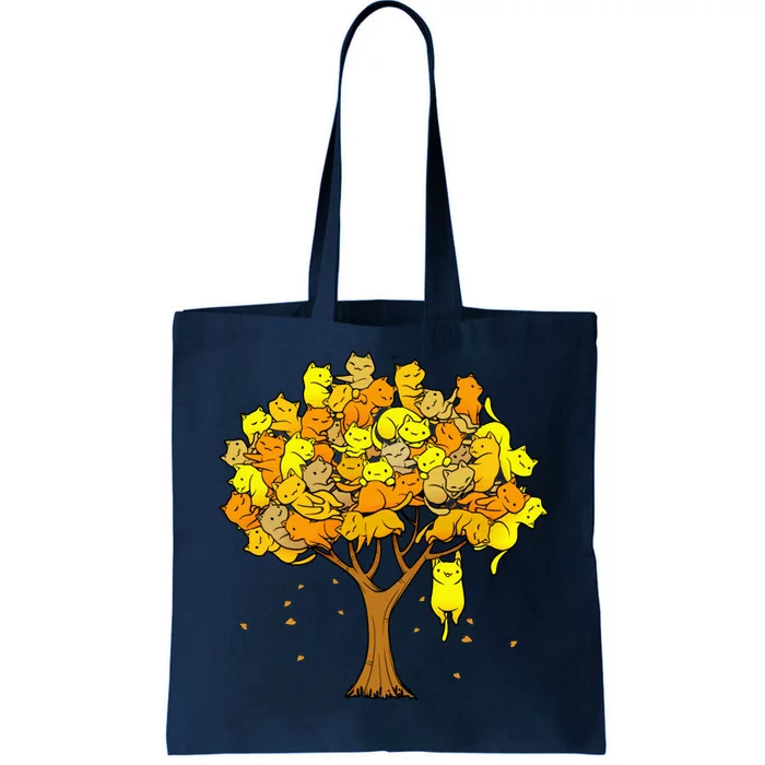 Cat Lover Tree Cute Tote Bag