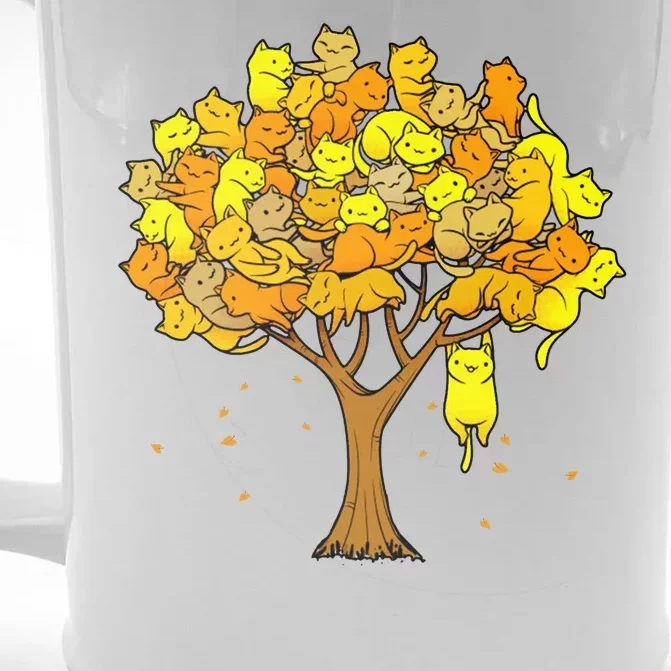 Cat Lover Tree Cute Front & Back Beer Stein