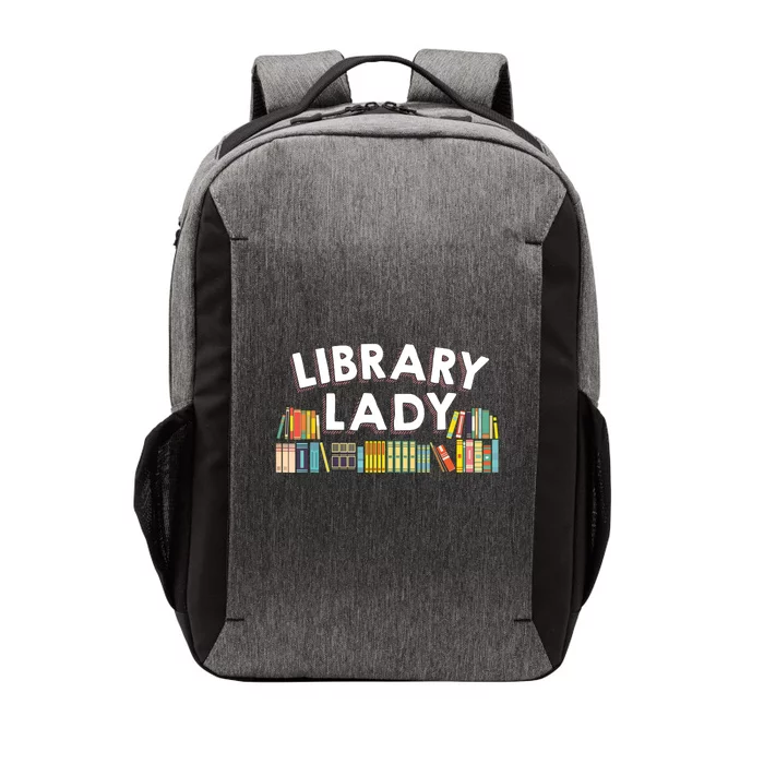 Cool Librarian Themed Art For Women Library Worker Assistant Vector Backpack