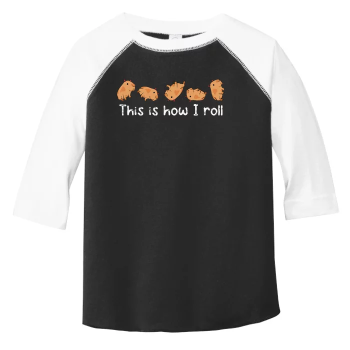 Capybara Lover This Is How I Roll Capybara Toddler Fine Jersey T-Shirt