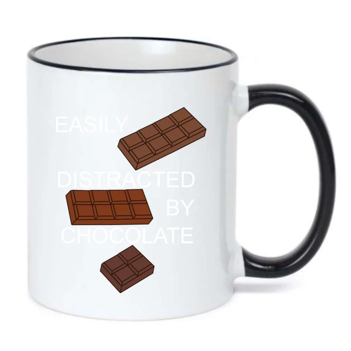 Chocolate Lover Tasty Dark Chocolate Chocolatier Gift Black Color Changing Mug