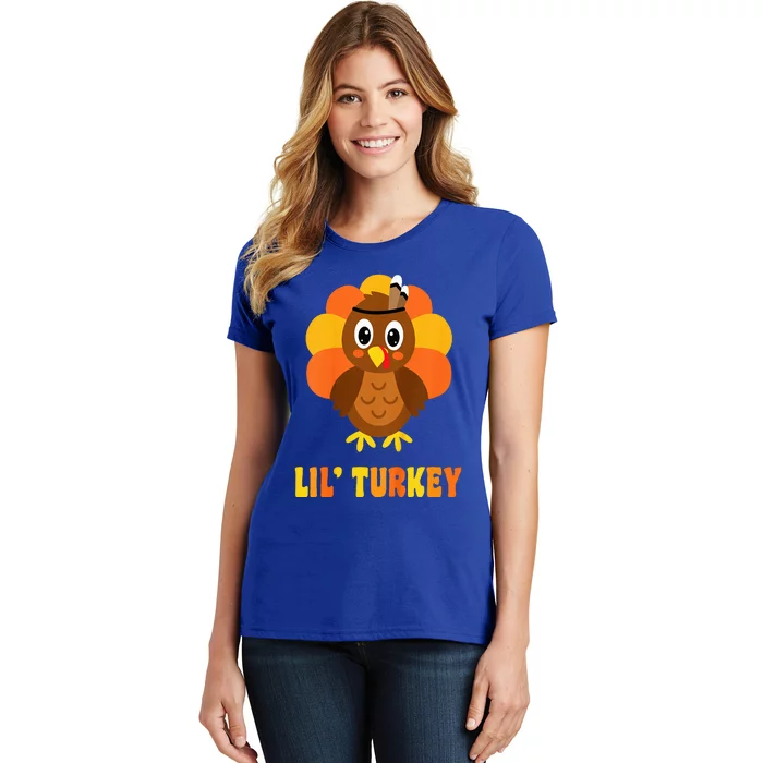 Cute Lil Turkey  Thanksgiving Women's T-Shirt