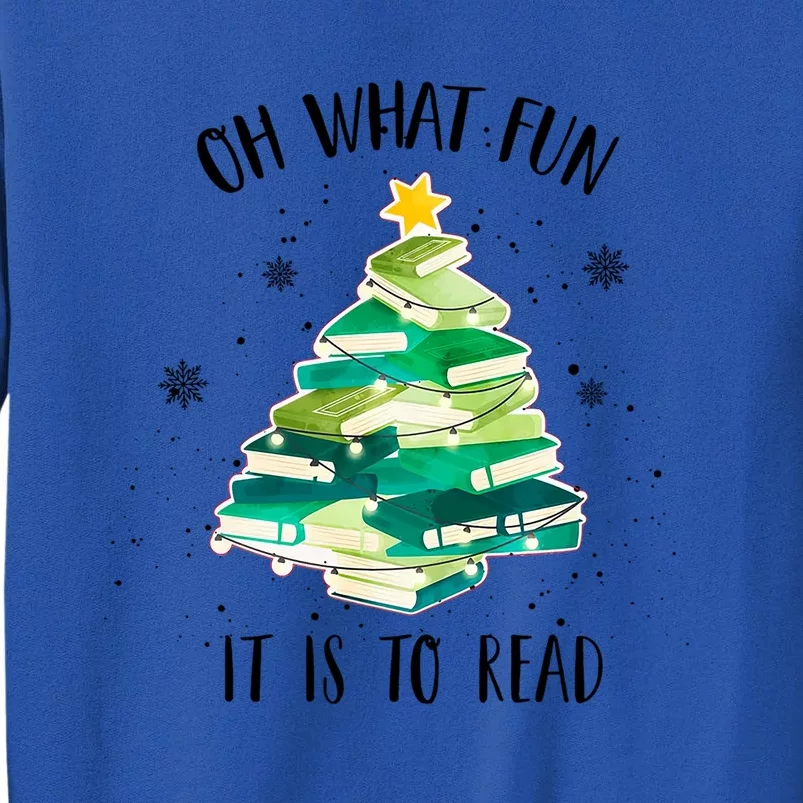 Christmas Library Tree Funny Xmas Librarian And Book Lover Gift Sweatshirt