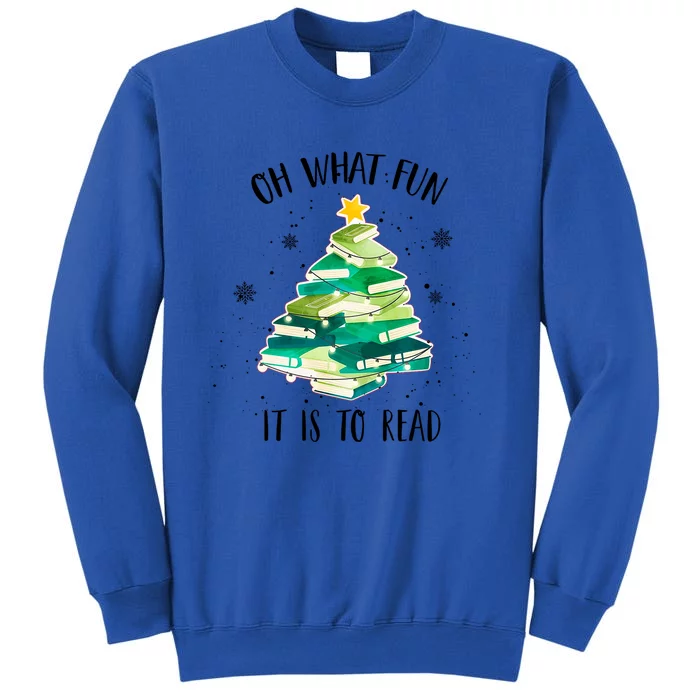 Christmas Library Tree Funny Xmas Librarian And Book Lover Gift Sweatshirt