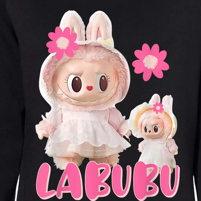 Cute Labubu The Monsters Womens California Wash Sweatshirt