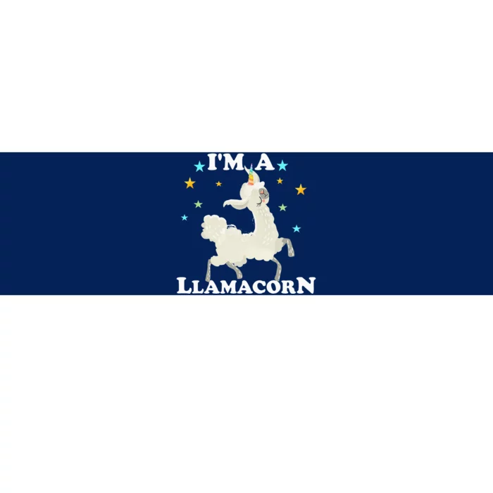 Cute Llama Unicorn - Llamacorn Bumper Sticker