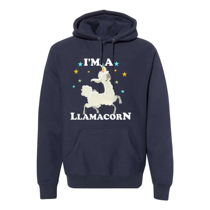 Cute Llama Unicorn - Llamacorn Premium Hoodie