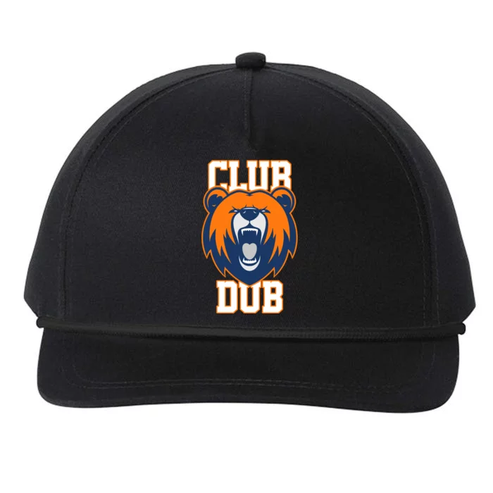 Club Dub Chicago Football Snapback Five-Panel Rope Hat