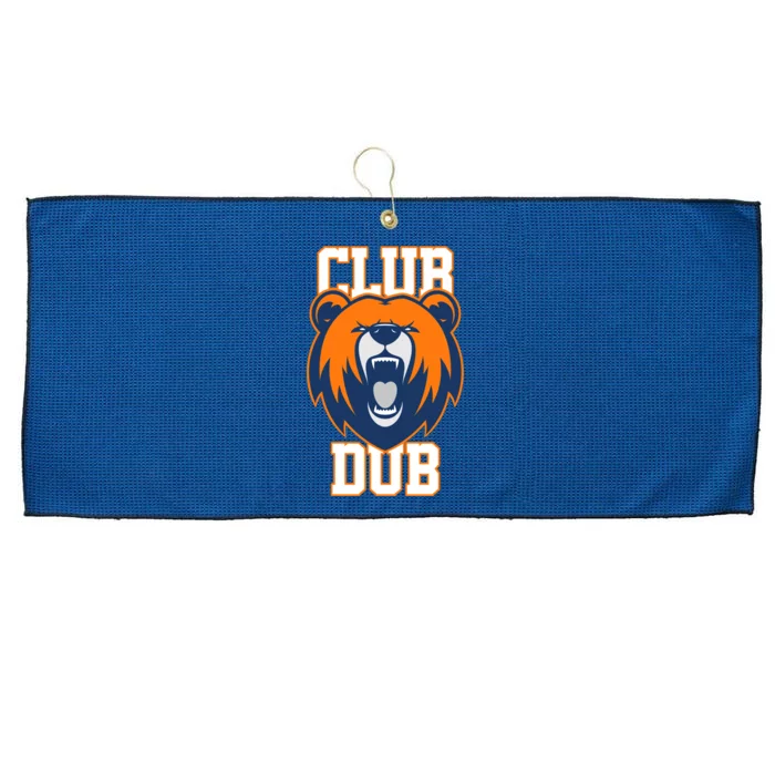 Club Dub Chicago Football Large Microfiber Waffle Golf Towel