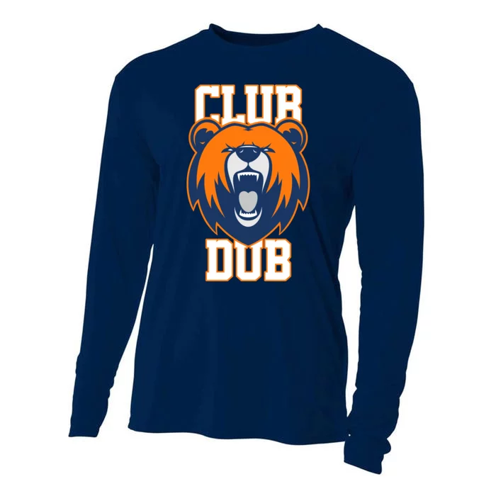 Club Dub Chicago Football Cooling Performance Long Sleeve Crew