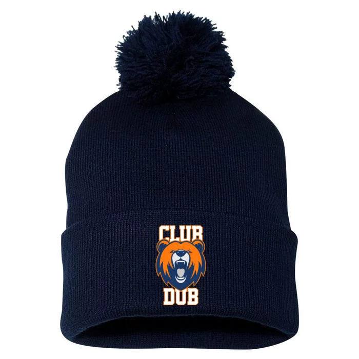 Club Dub Chicago Football Pom Pom 12in Knit Beanie