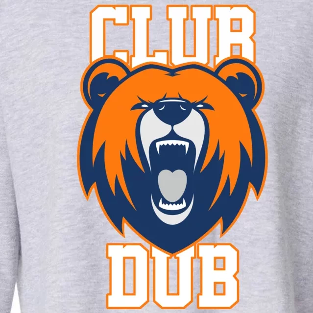 Club Dub Chicago Football Cropped Pullover Crew