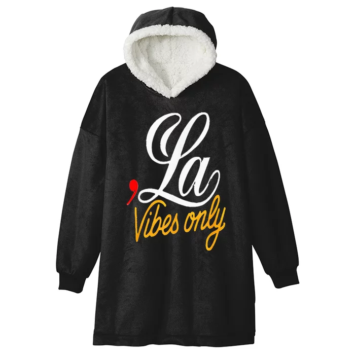 Comma La Vibes Only Kamala Harris Supporters Election Hooded Wearable Blanket