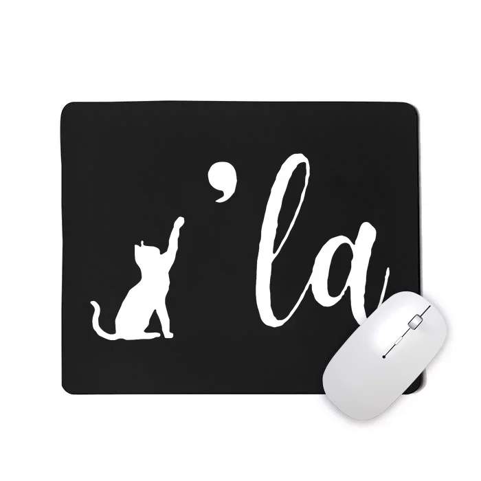 Cat Lady Voting Kamala Mousepad