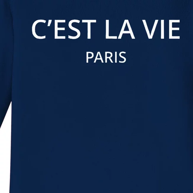 CEst La Vie Paris Baby Long Sleeve Bodysuit