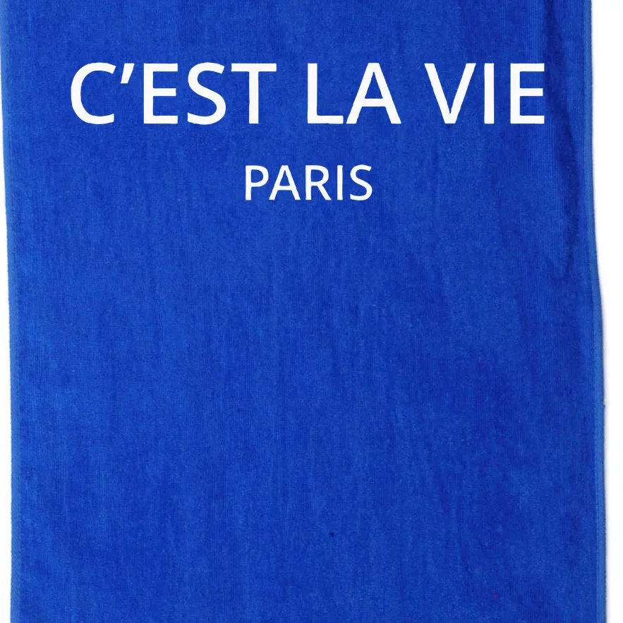 CEst La Vie Paris Platinum Collection Golf Towel