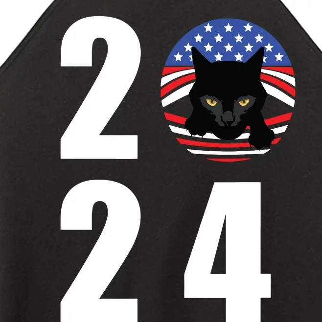 Cat Lady Vote For Kamala 2024 Election Women’s Perfect Tri Rocker Tank