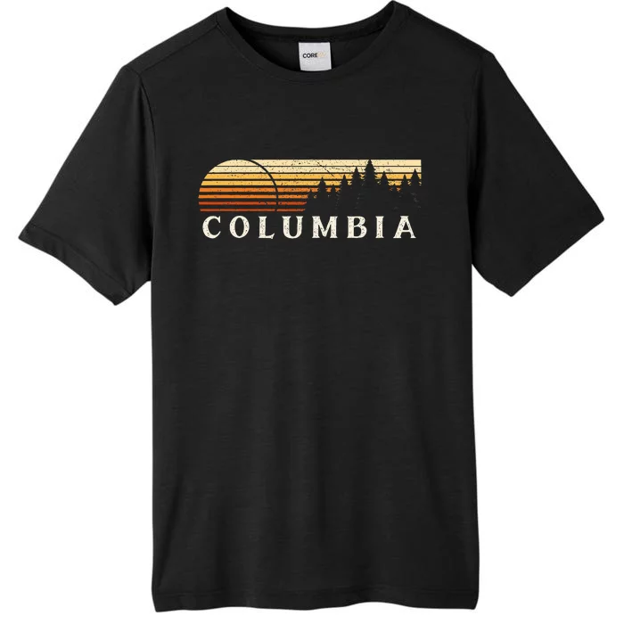 Columbia La Vintage Evergreen Sunset Eighties Retro ChromaSoft Performance T-Shirt