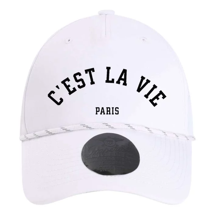 Cest La Vie Paris France Vintage Summer Graphic Performance The Dyno Cap