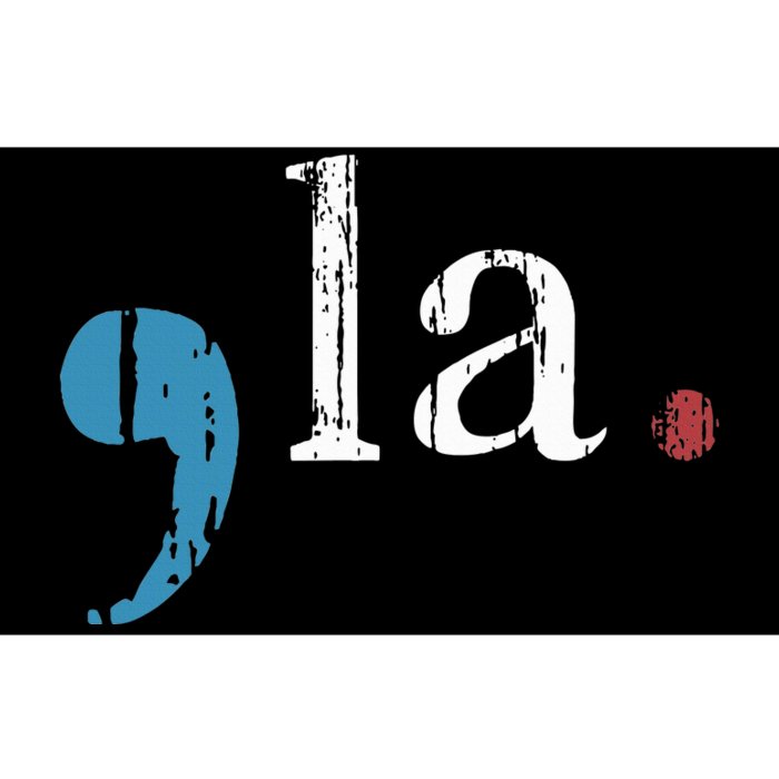 Comma La Vintage Gift Bumper Sticker