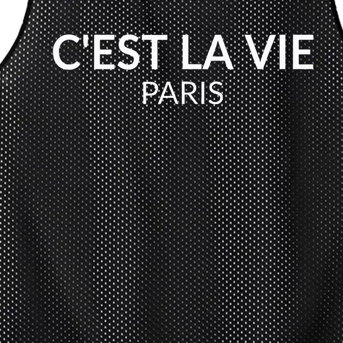 CEst La Vie Paris France Lover French Mesh Reversible Basketball Jersey Tank