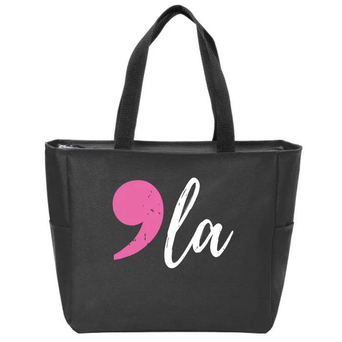 Comma La Vote Kamala Harris For President 2024 Election Zip Tote Bag