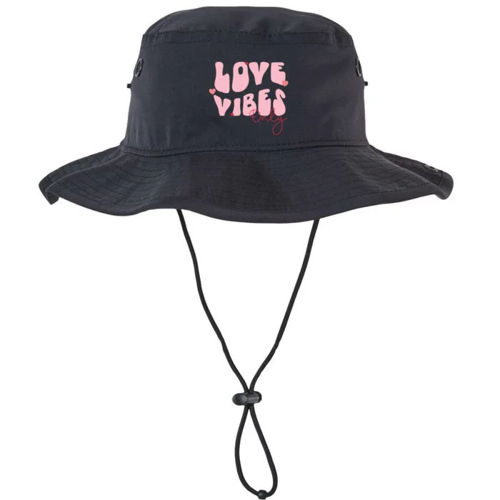 Chic Love Vibes Only Design Legacy Cool Fit Booney Bucket Hat